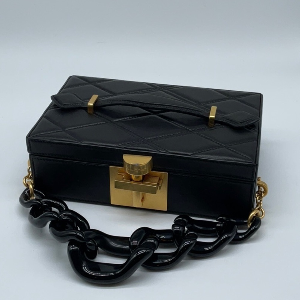 Oscar de la Renta Alibi Minaudiere quilted clutch bag - Picture 2 of 14